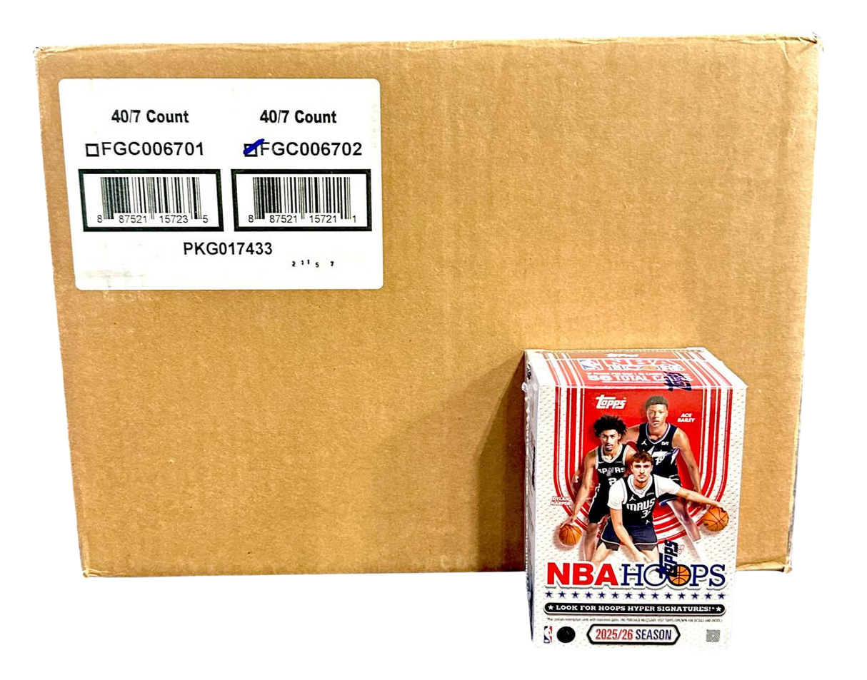 2025-26 Topps NBA Hoops Basketball Blaster 40-Box Case