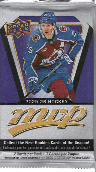 2025-26 Upper Deck MVP Hockey Gravity Feed Pack