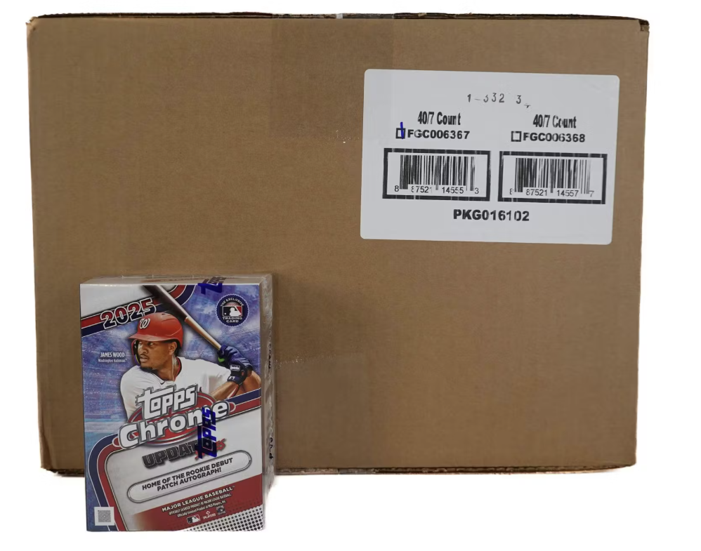 2025 Topps Chrome Update Series Baseball Blaster 40-Box Case