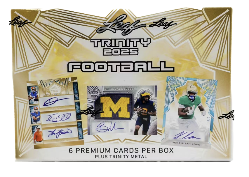 2025 Leaf Trinity Football Hobby Box