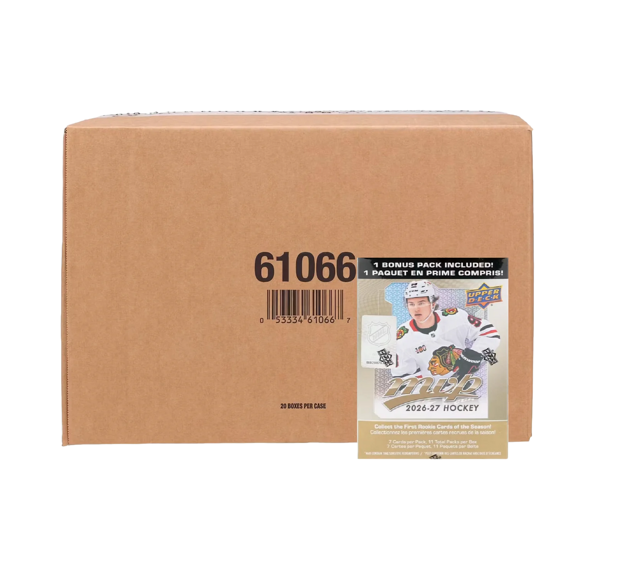 2026-27 Upper Deck MVP Hockey Blaster 20-Box Case