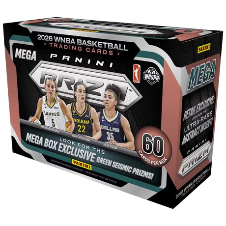 2026 Panini Prizm WNBA Basketball Mega Hobby Box (Green Seismice Prizms)