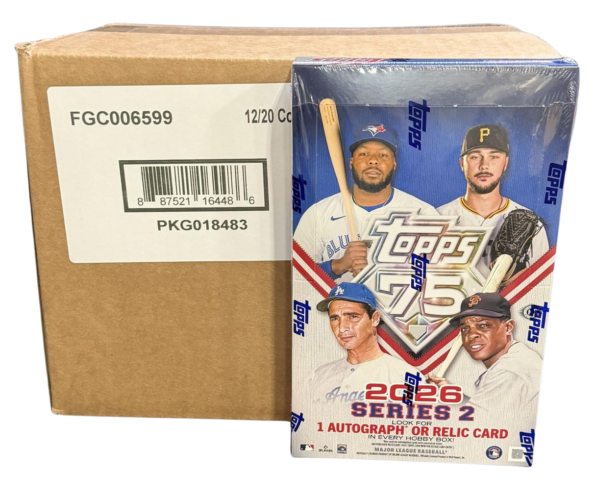 2026 Topps Series 2 Baseball Hobby 12-Box Case