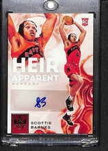 Load image into Gallery viewer, Scottie Barnes 2021-22 Panini Court Kings Heir Apparent Auto #HA-SBN /199
