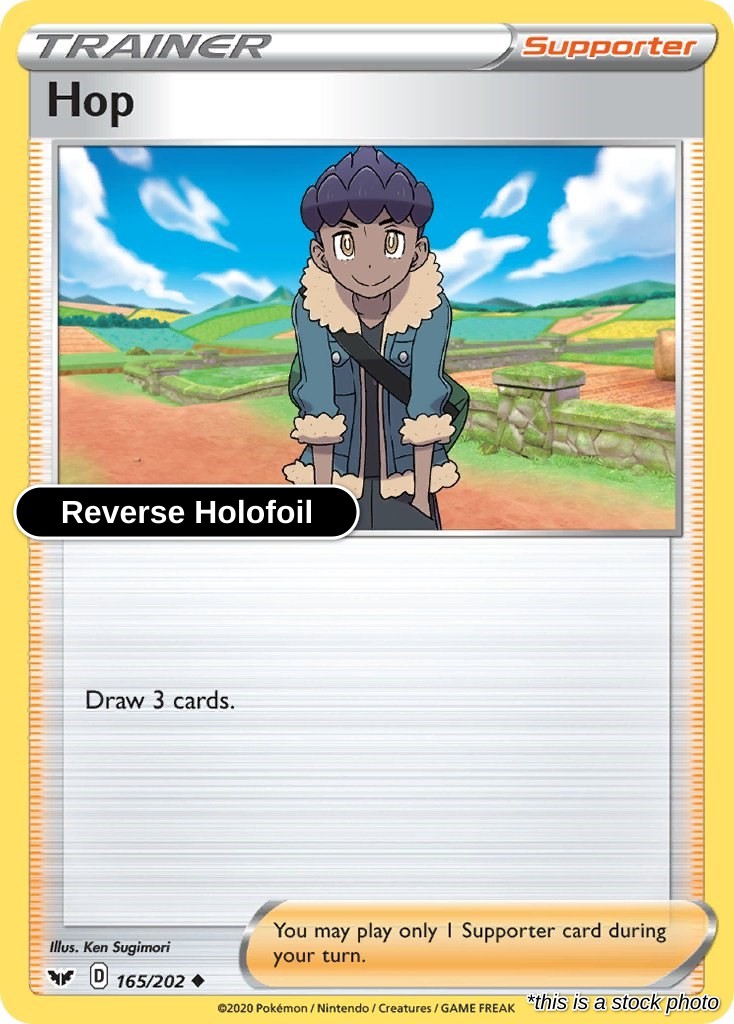 Hop - 165/202 - [SWSH01 - SWSH01: Sword & Shield Base Set] - Reverse Holofoil