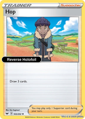 Hop - 165/202 - [SWSH01 - SWSH01: Sword & Shield Base Set] - Reverse Holofoil