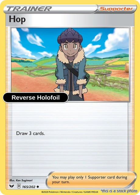 Hop - 165/202 - [SWSH01 - SWSH01: Sword & Shield Base Set] - Reverse Holofoil