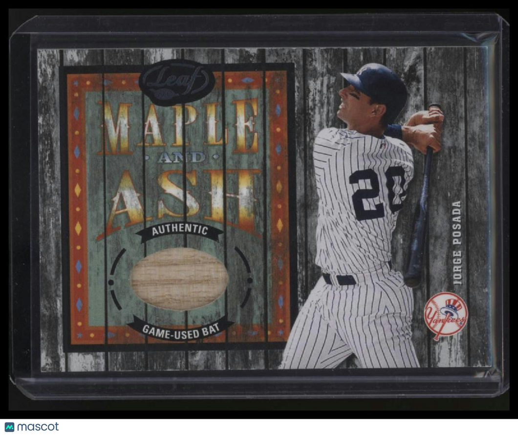 Jorge Posada 2003 Leaf Maple and Ash #1 /400