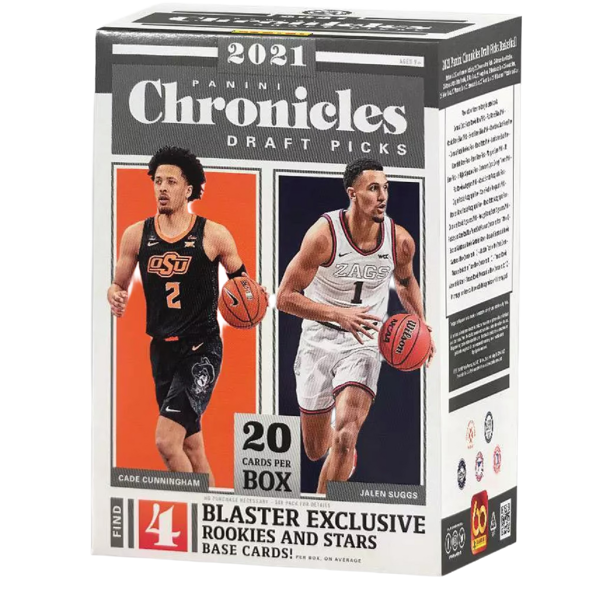 2021-22 Panini Chronicles Draft Picks Collegiate Basketball Blaster Box