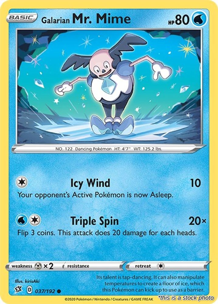 Galarian Mr. Mime - 037/192 - [SWSH02 - SWSH02: Rebel Clash]