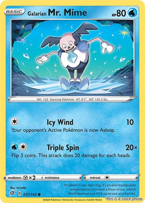 Galarian Mr. Mime - 037/192 - [SWSH02 - SWSH02: Rebel Clash]