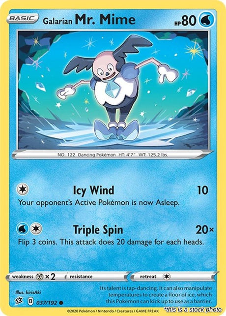 Galarian Mr. Mime - 037/192 - [SWSH02 - SWSH02: Rebel Clash]