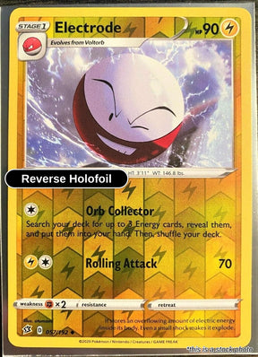 Electrode - 057/192 - [SWSH02 - SWSH02: Rebel Clash] - Reverse Holofoil