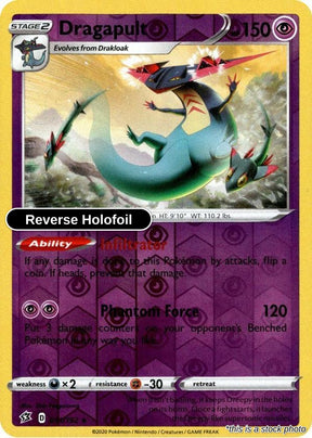 Dragapult - 091/192 - [SWSH02 - SWSH02: Rebel Clash] - Reverse Holofoil