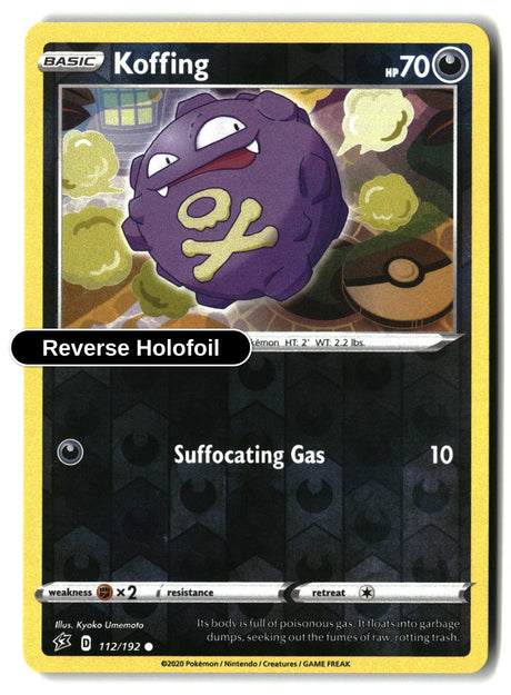 Koffing - 112/192 - [SWSH02 - SWSH02: Rebel Clash] - Reverse Holofoil