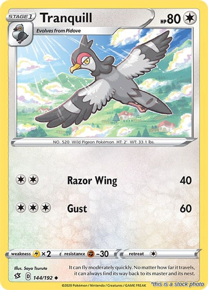 Tranquill - 144/192 - [SWSH02 - SWSH02: Rebel Clash]