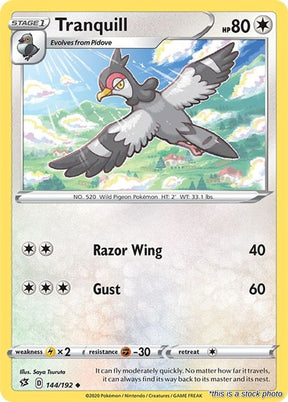 Tranquill - 144/192 - [SWSH02 - SWSH02: Rebel Clash]