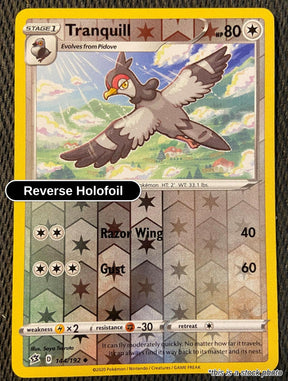 Tranquill - 144/192 - [SWSH02 - SWSH02: Rebel Clash] - Reverse Holofoil