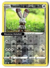 Bunnelby - 146/192 - [SWSH02 - SWSH02: Rebel Clash] - Reverse Holofoil