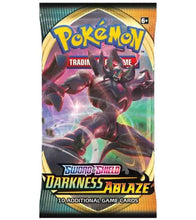 Load image into Gallery viewer, Pokemon TCG: Pokemon Sword &amp; Shield Darkness Ablaze Booster
