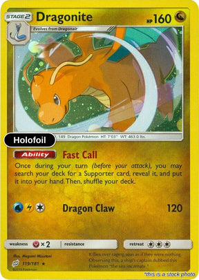 Dragonite - 119/181 (Cosmos Holo)