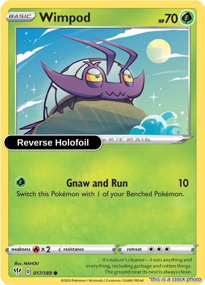 Wimpod - 017/189 - [SWSH03 - SWSH03: Darkness Ablaze] - Reverse Holofoil