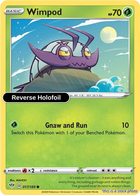 Wimpod - 017/189 - [SWSH03 - SWSH03: Darkness Ablaze] - Reverse Holofoil