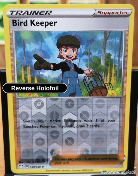 Bird Keeper - 159/189 - [SWSH03 - SWSH03: Darkness Ablaze] - Reverse Holofoil