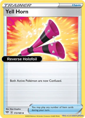 Yell Horn - 173/189 - [SWSH03 - SWSH03: Darkness Ablaze] - Reverse Holofoil