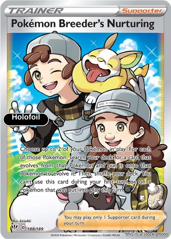 Pokemon Breeder's Nurturing (Full Art)