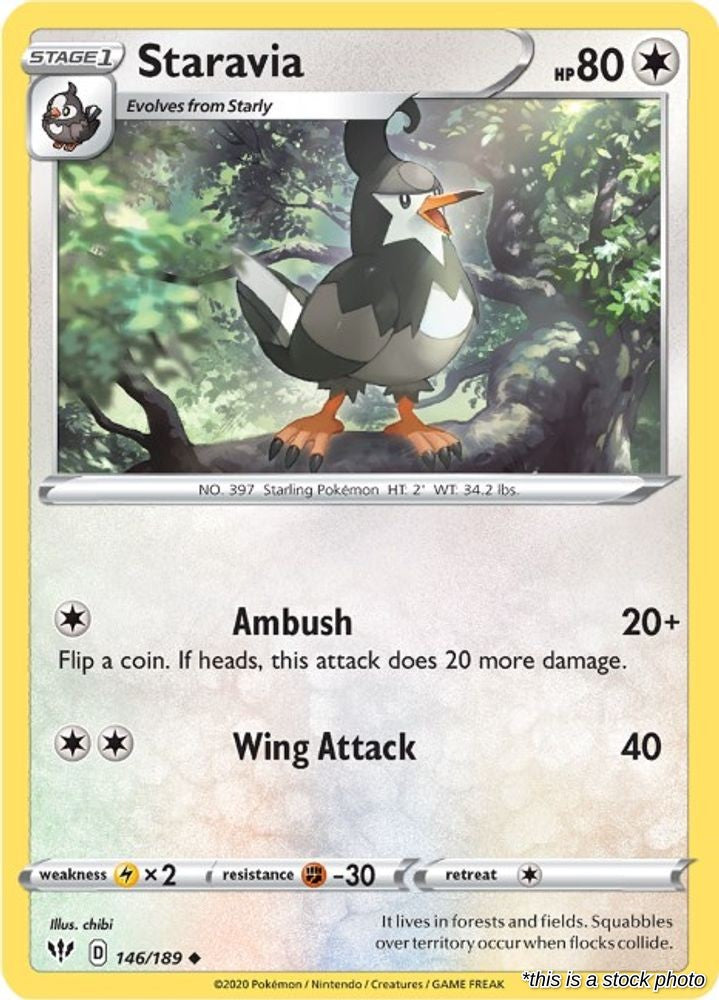Staravia - 146/189 - [SWSH03 - SWSH03: Darkness Ablaze]