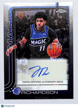 Jase Richardson 2025-26 Topps Chrome Update Chrome Autographs #TCA-JR