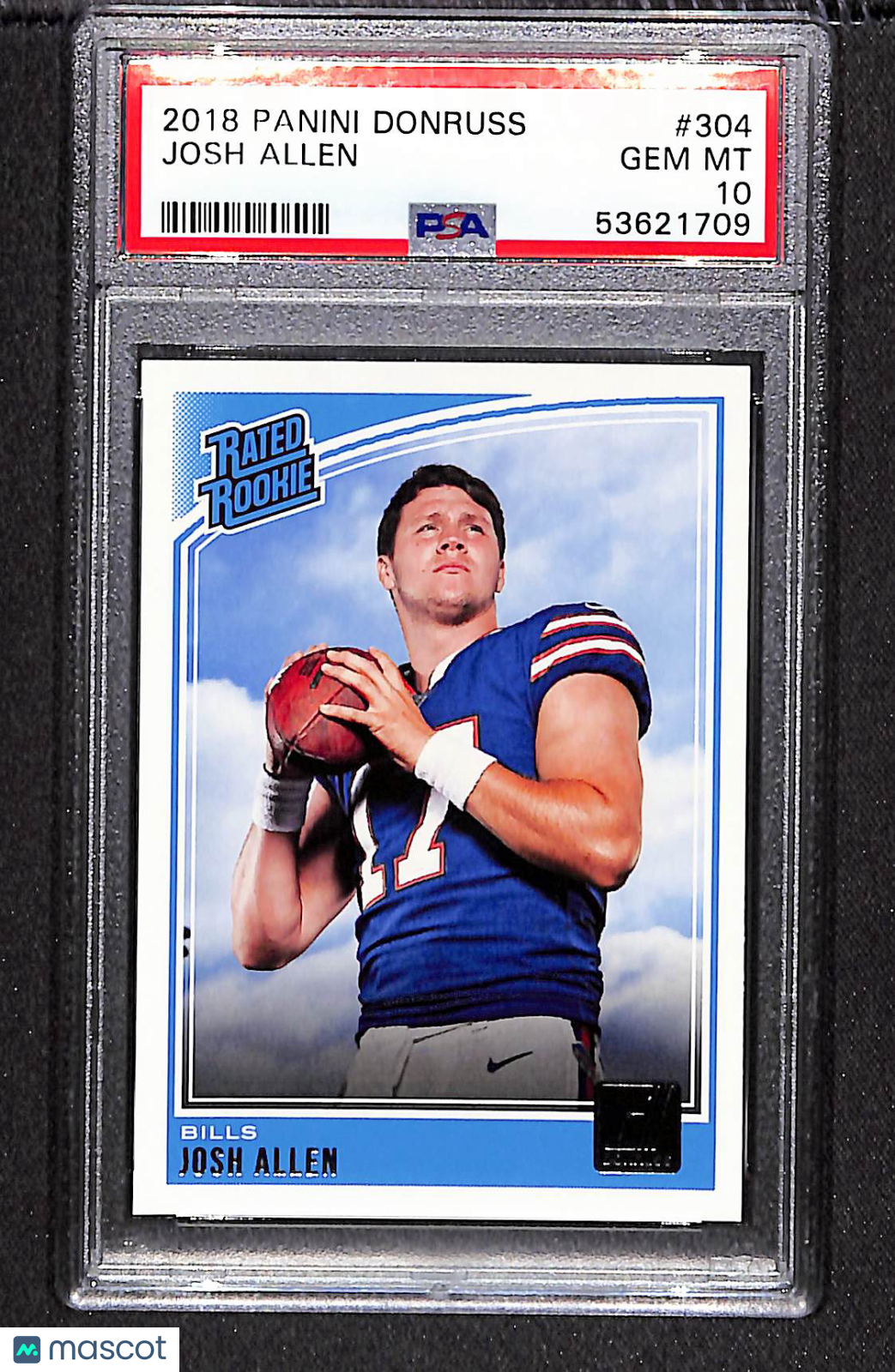 Josh Allen 2018 Panini Donruss #304 PSA 10