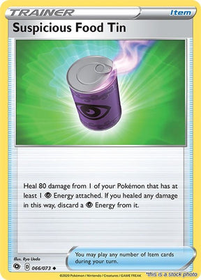Suspicious Food Tin