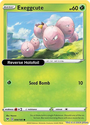 Exeggcute - 004/185 - [SWSH04 - SWSH04: Vivid Voltage] - Reverse Holofoil