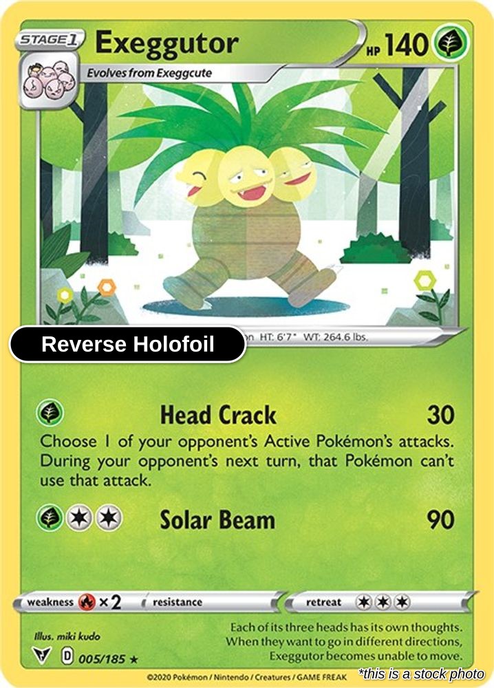 Exeggutor - 005/185 - [SWSH04 - SWSH04: Vivid Voltage] - Reverse Holofoil