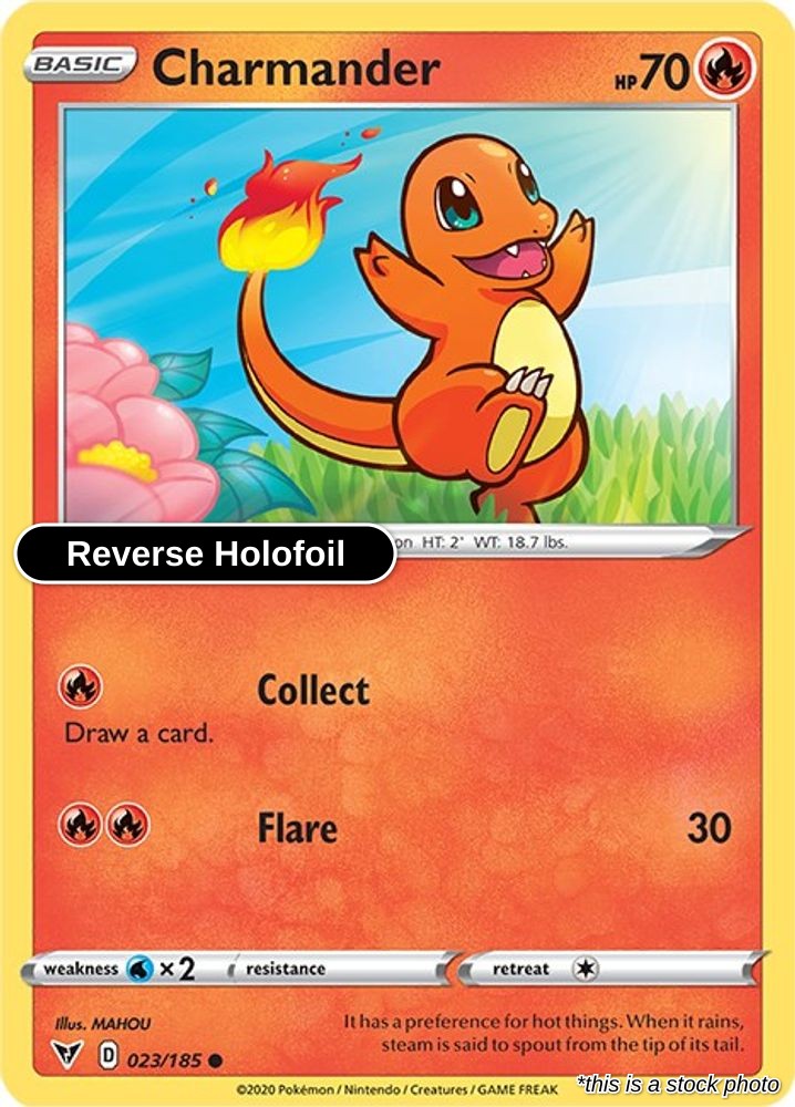 Charmander - 023/185 - [SWSH04 - SWSH04: Vivid Voltage] - Reverse Holofoil