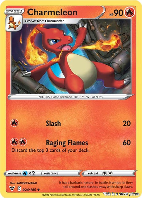Charmeleon - 024/185 - [SWSH04 - SWSH04: Vivid Voltage]