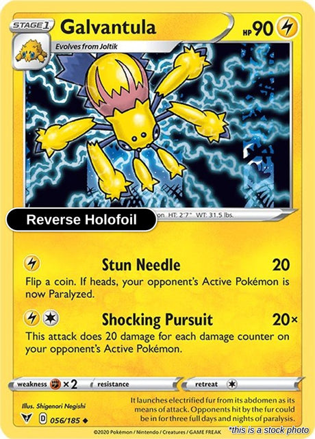 Galvantula - 056/185 - [SWSH04 - SWSH04: Vivid Voltage] - Reverse Holofoil