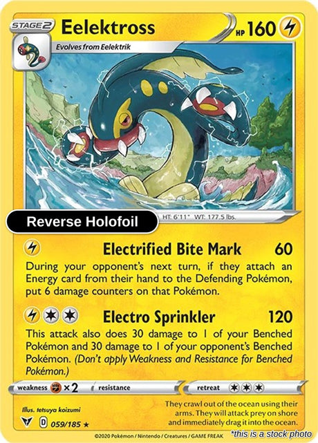 Eelektross - 059/185 - [SWSH04 - SWSH04: Vivid Voltage] - Reverse Holofoil