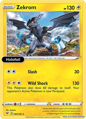 Zekrom - 060/185 - [SWSH04 - SWSH04: Vivid Voltage] - Holofoil