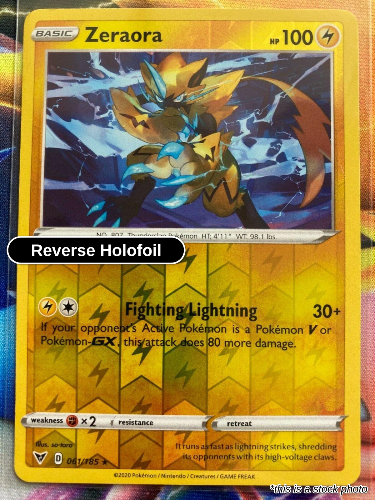 Zeraora - 061/185 - [SWSH04 - SWSH04: Vivid Voltage] - Reverse Holofoil