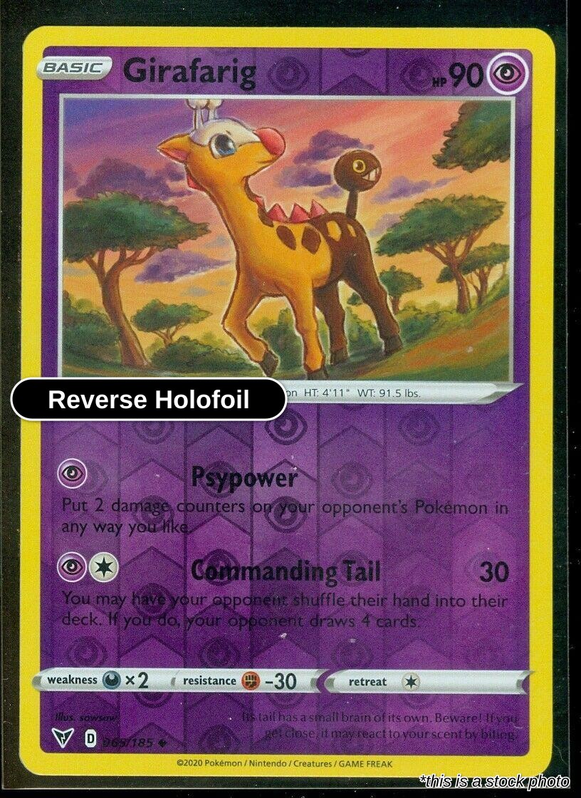 Girafarig - 065/185 - [SWSH04 - SWSH04: Vivid Voltage] - Reverse Holofoil