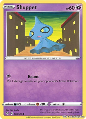 Shuppet - 067/185 - [SWSH04 - SWSH04: Vivid Voltage]