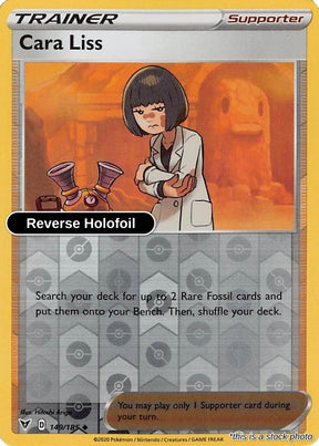 Cara Liss - 149/185 - [SWSH04 - SWSH04: Vivid Voltage] - Reverse Holofoil