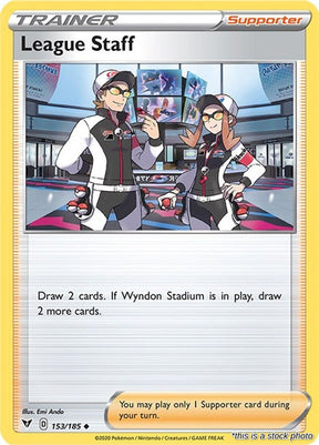 League Staff - 153/185 - [SWSH04 - SWSH04: Vivid Voltage]