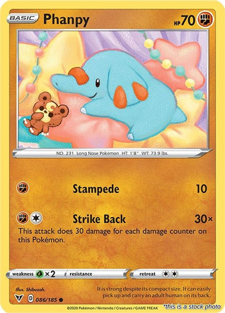 Phanpy - 086/185 - [SWSH04 - SWSH04: Vivid Voltage]