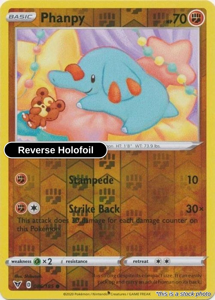 Phanpy - 086/185 - [SWSH04 - SWSH04: Vivid Voltage] - Reverse Holofoil