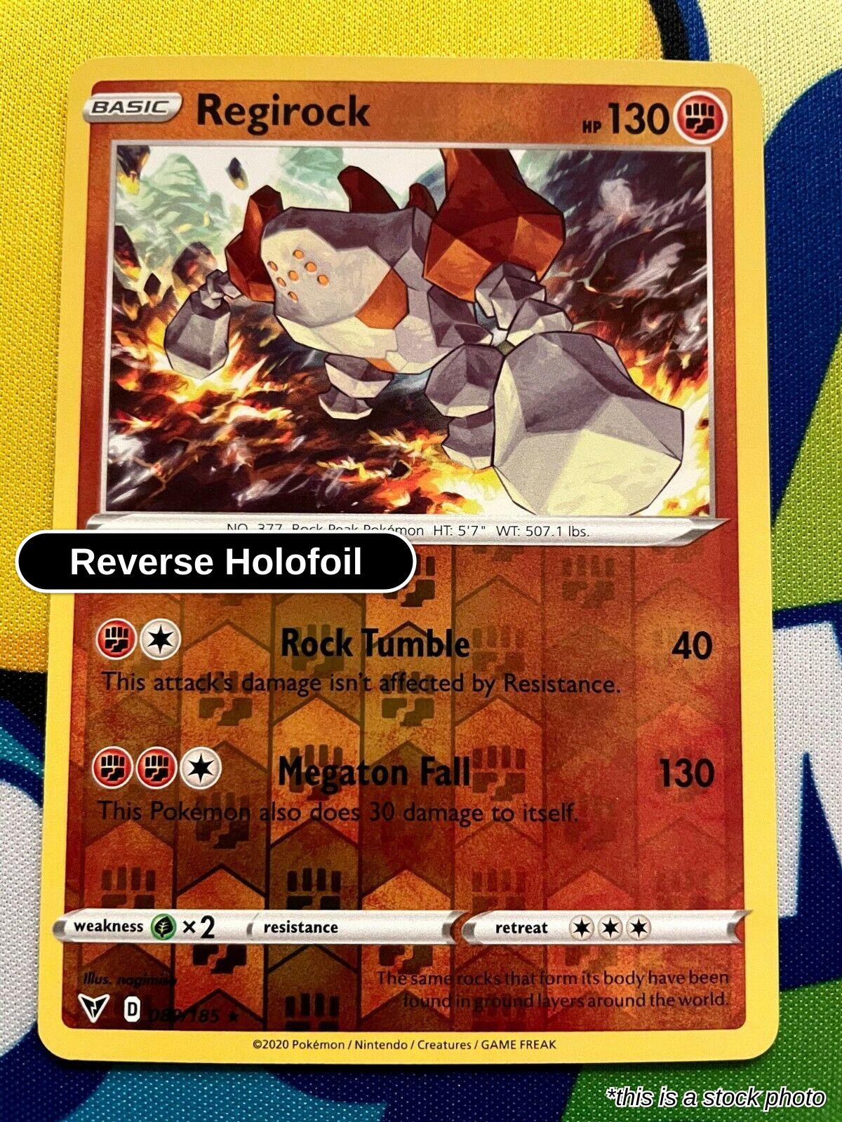 Regirock - 089/185 - [SWSH04 - SWSH04: Vivid Voltage] - Reverse Holofoil