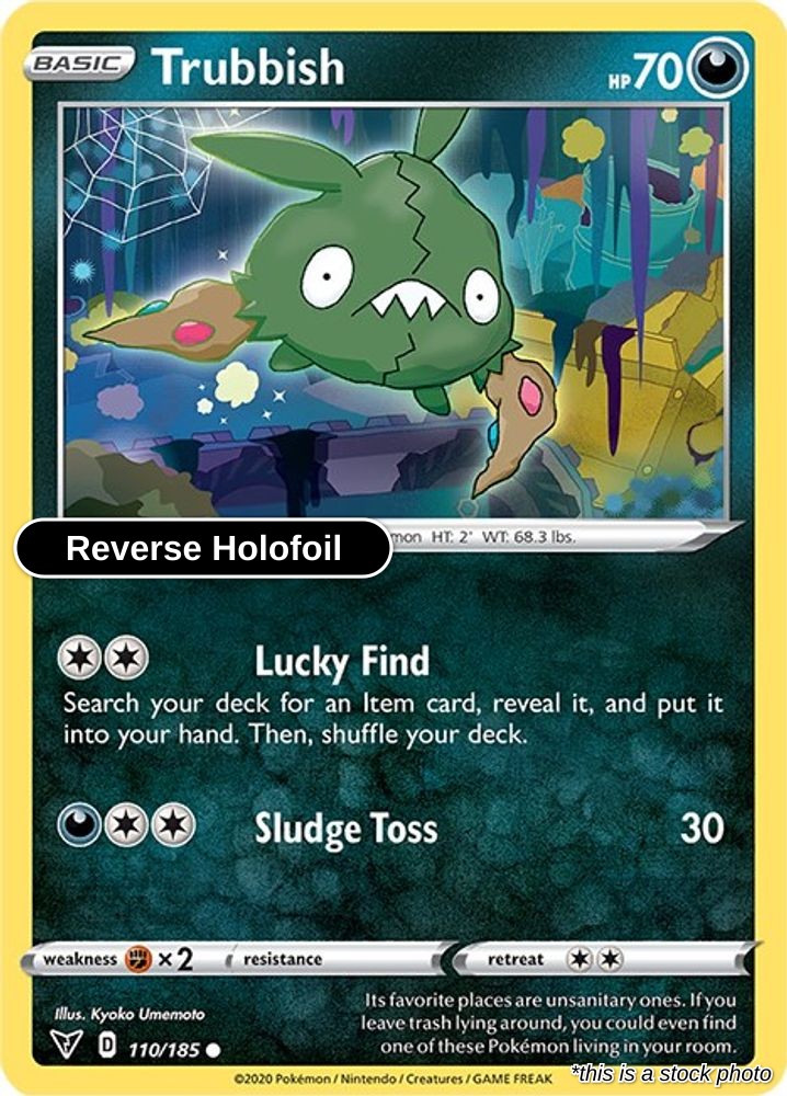 Trubbish - 110/185 - [SWSH04 - SWSH04: Vivid Voltage] - Reverse Holofoil
